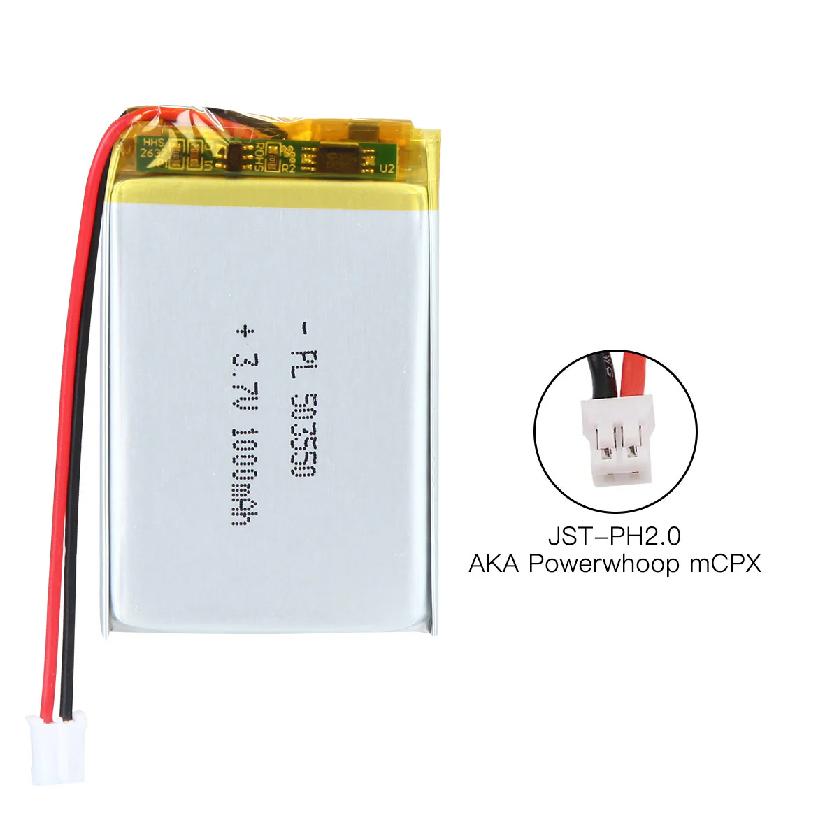 YDL 3.7V 1000mAh 503550 Rechargeable Lithium Polymer Battery Length 52mm - Image 6