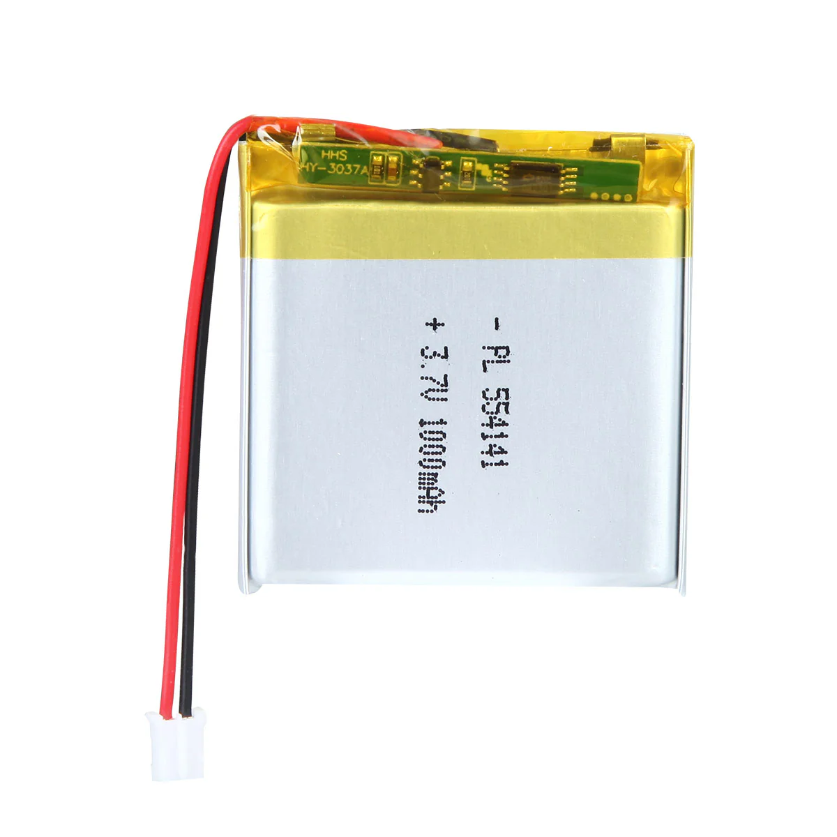 YDL 3.7V 1000mAh 554141 Rechargeable Lithium Polymer Battery Length 43mm