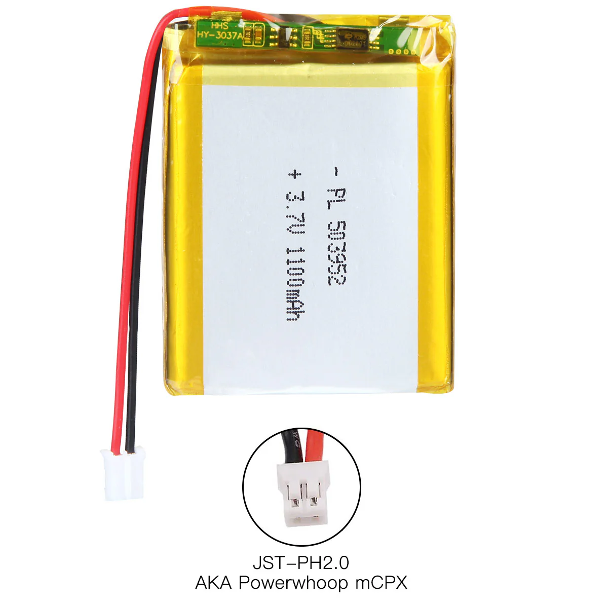 YDL 3.7V 1100mAh 503952 Rechargeable Lithium Polymer Battery Length 54mm - Image 6