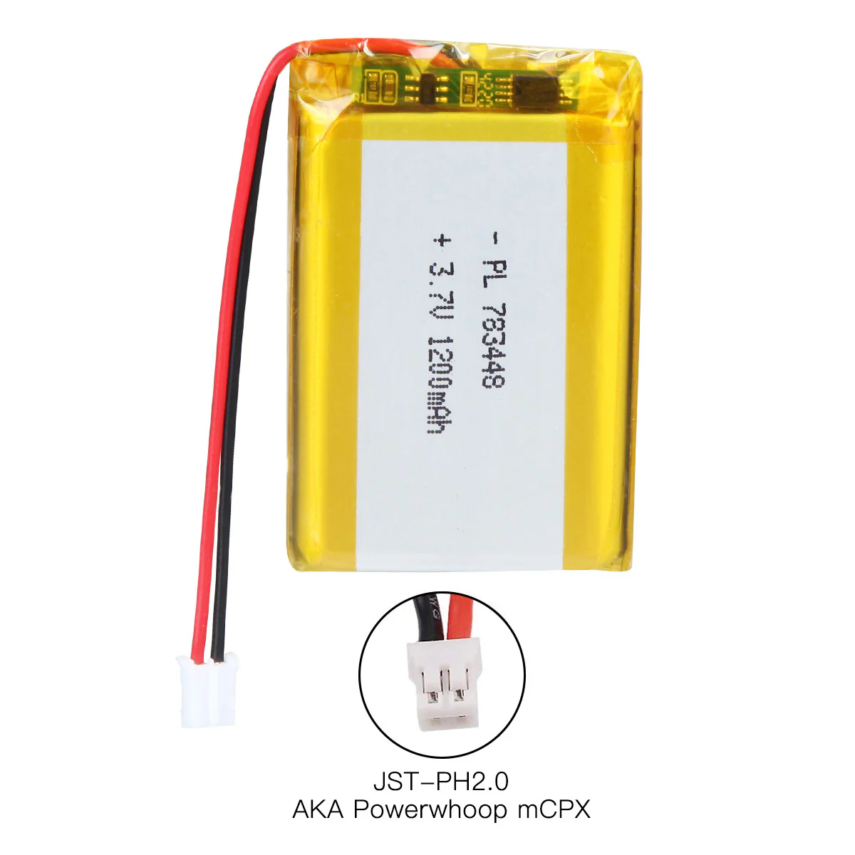 YDL 3.7V 1200mAh 783448 Rechargeable Lithium Polymer Battery - Image 6