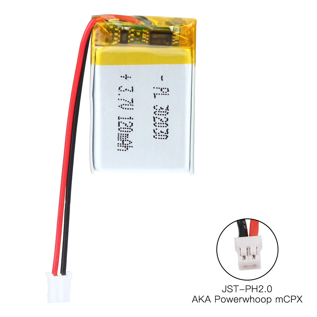 YDL 3.7V 120mAh 302030 Rechargeable Lithium  Polymer Battery - Image 4