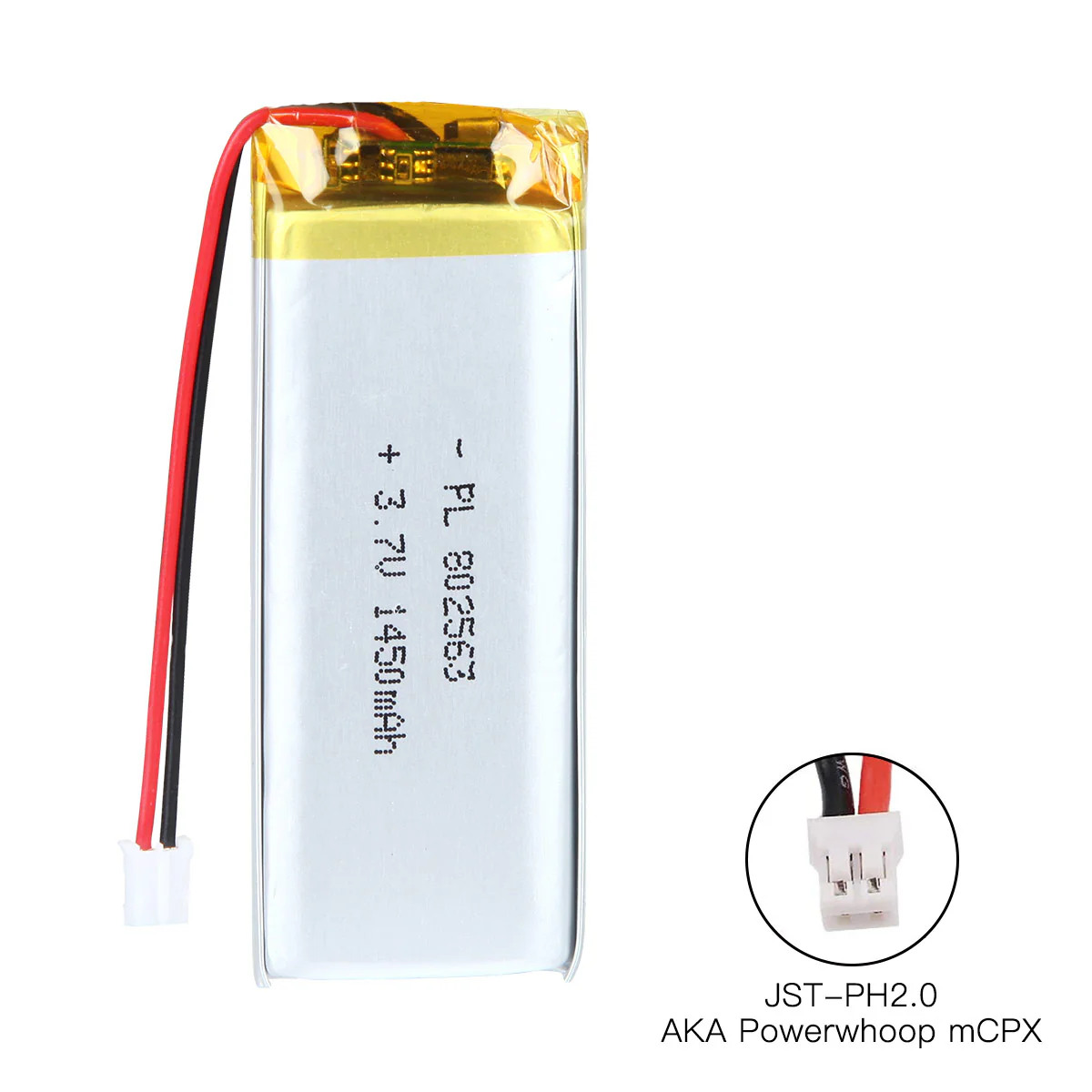 YDL 3.7V 1450mAh 802563 Rechargeable Lithium Polymer Battery - Image 5