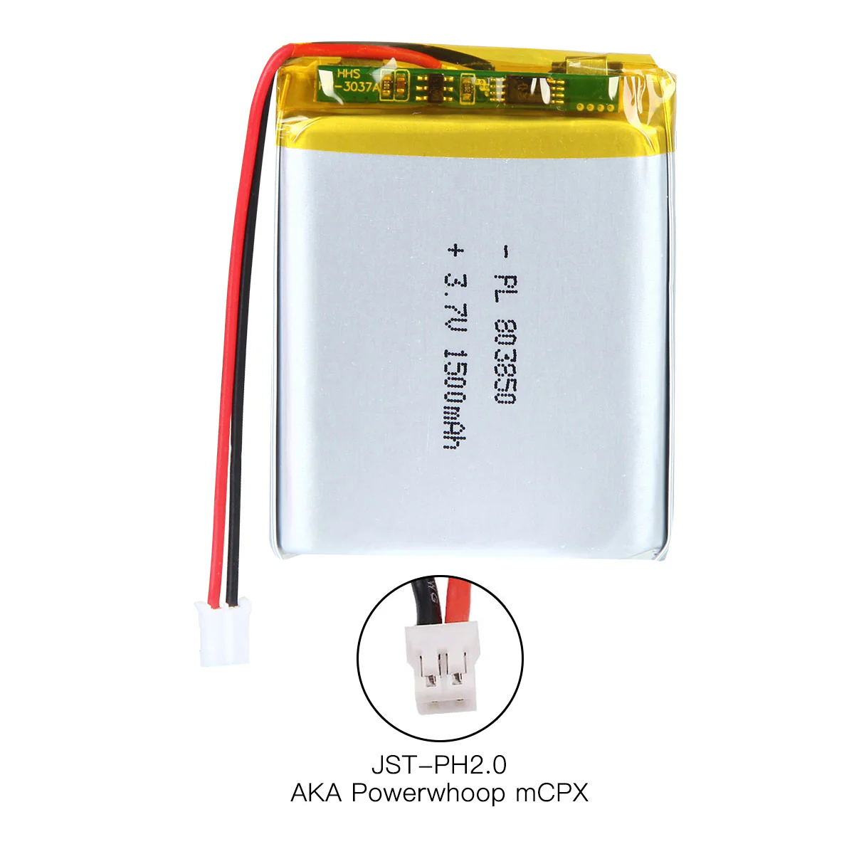 YDL 3.7V 1500mAh 803850 Rechargeable Lithium Polymer Battery - Image 7