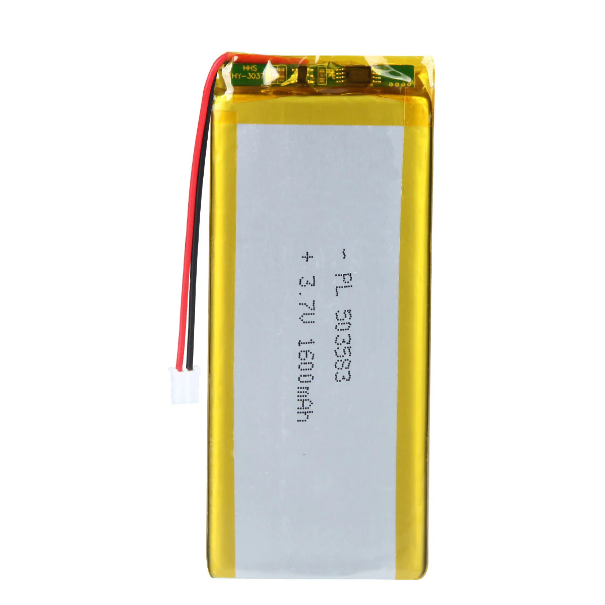YDL 3.7V 1600mAh 503583 Rechargeable Lithium Polymer Battery Length 85mm