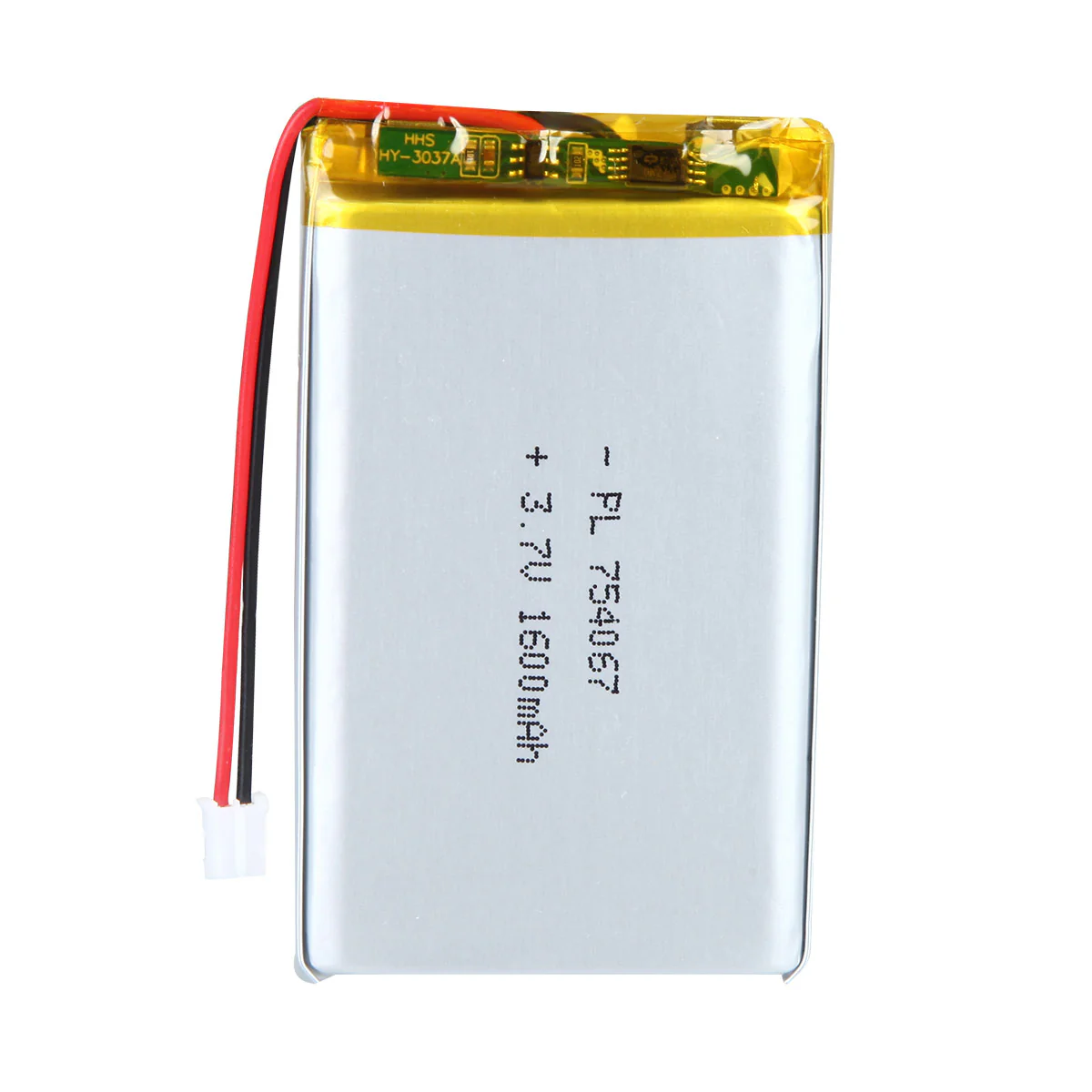 YDL 3.7V 1600mAh 754067 Rechargeable Lithium Polymer Battery