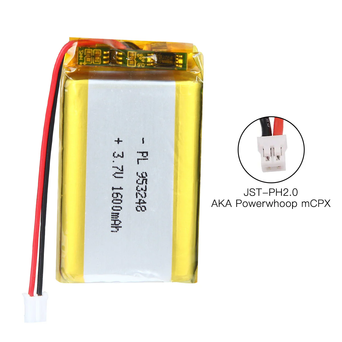 YDL 3.7V 1600mAh 953248 Rechargeable Lithium  Polymer Battery - Image 7