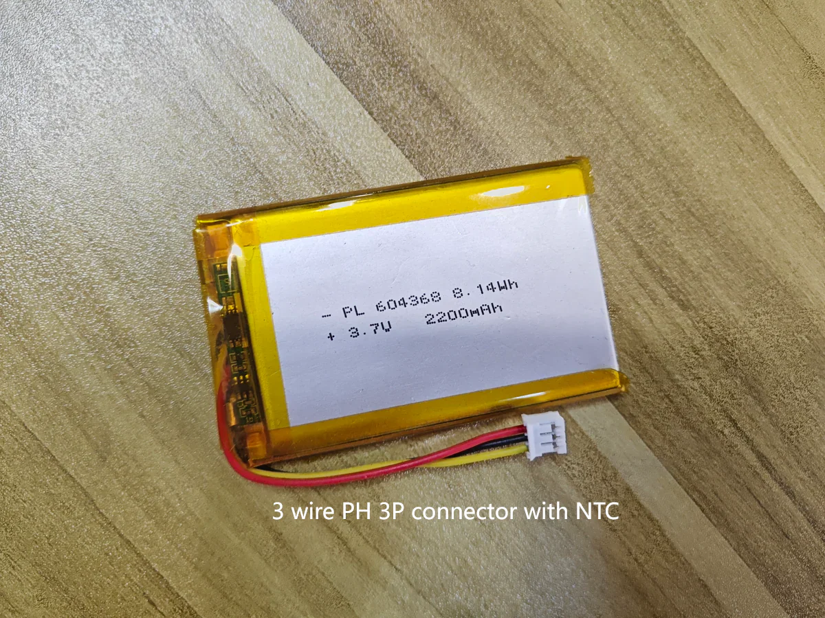 YDL 3.7V 2200mAh 604368 Rechargeable Lithium Polymer Battery - Image 12
