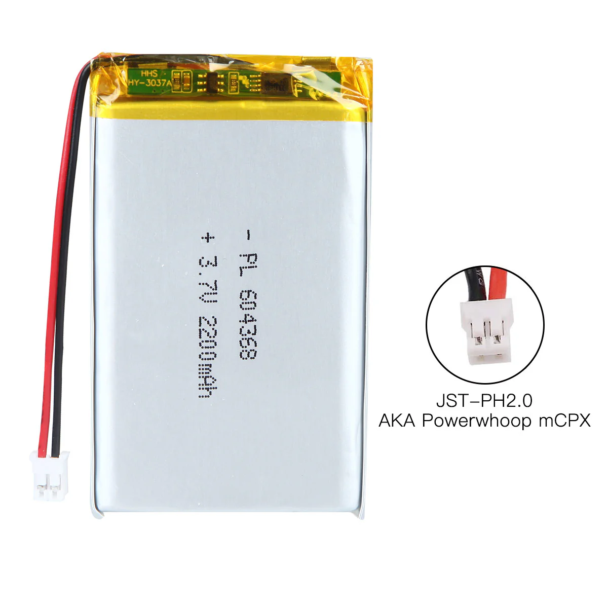 YDL 3.7V 2200mAh 604368 Rechargeable Lithium Polymer Battery - Image 6