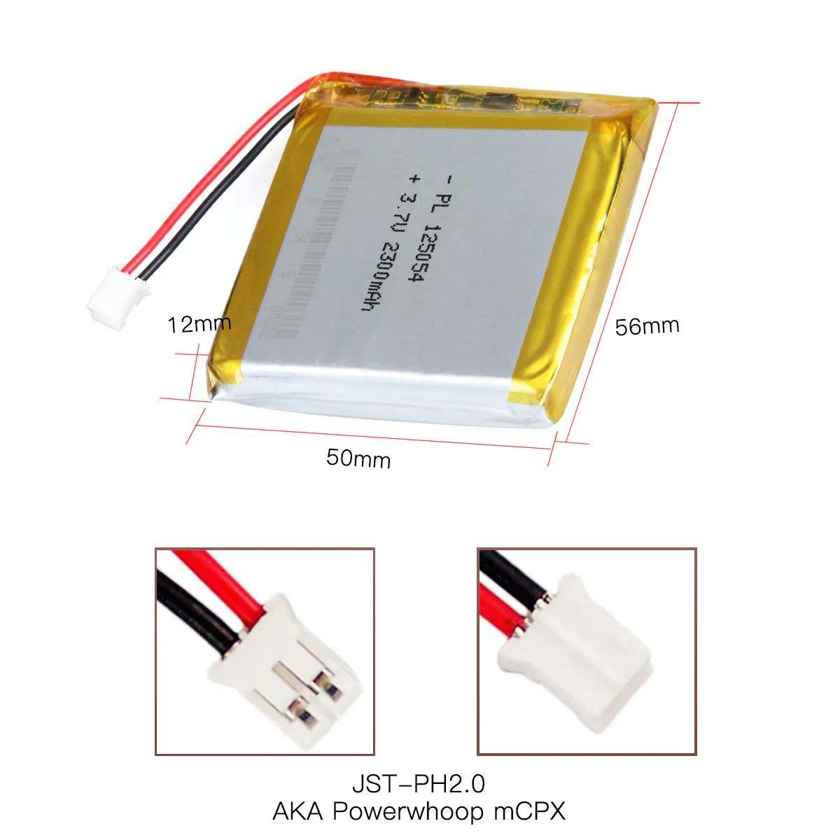 YDL 3.7V 4000mAh 125054 Rechargeable Lithium  Polymer Battery - Image 4