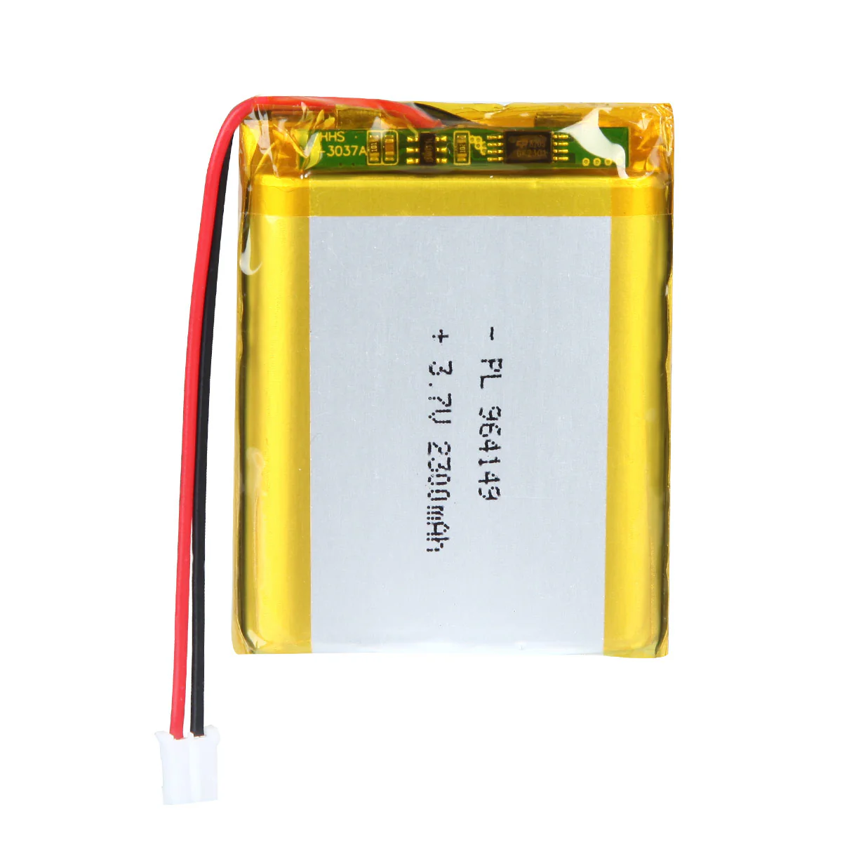 YDL 3.7V 2300mAh 964149 Rechargeable Lithium Polymer Battery Length 51mm