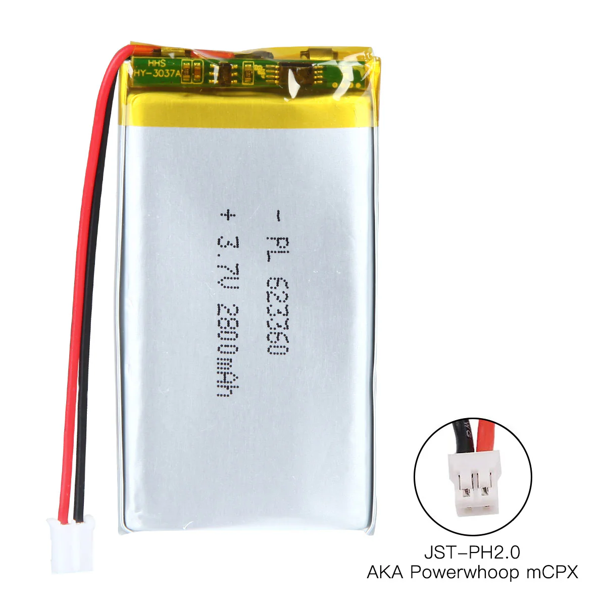 YDL 3.7V 1500mAh 623360 Rechargeable Lithium  Polymer Battery - Image 4
