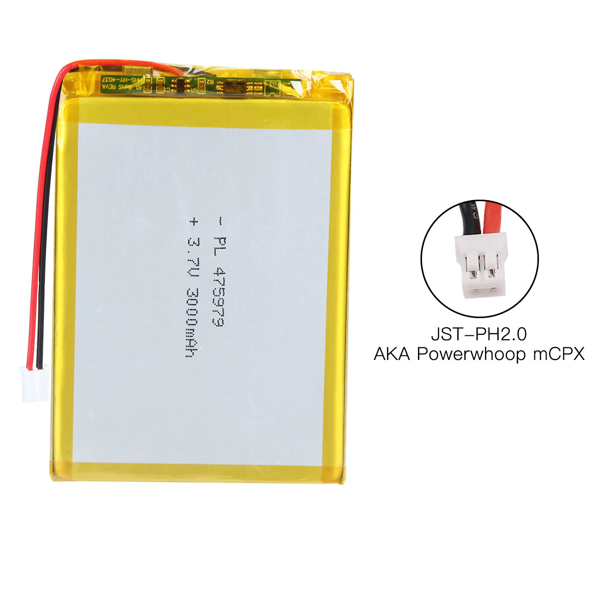 YDL 3.7V 3000mAh 475979 Rechargeable Lithium  Polymer Battery - Image 6
