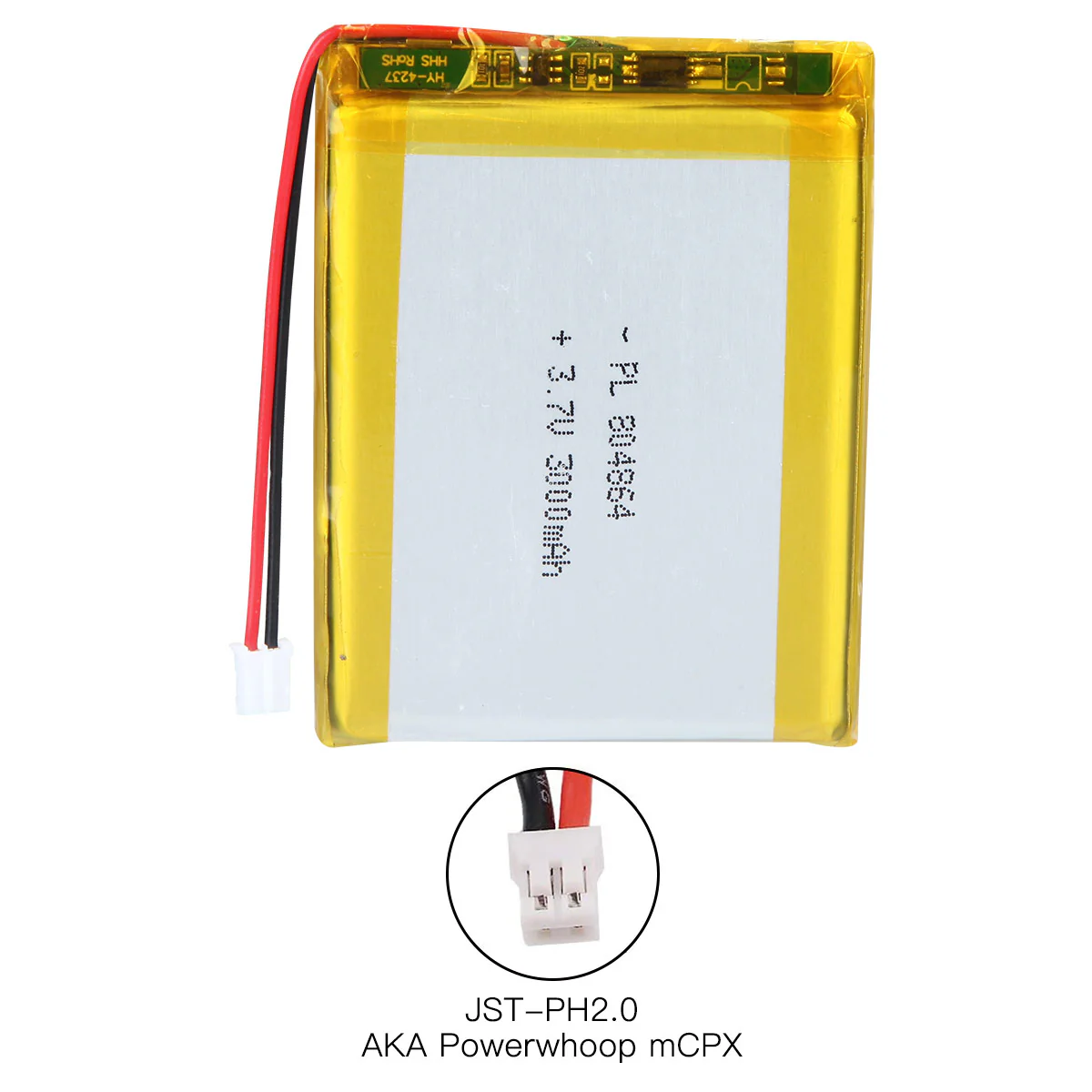 YDL 3.7V 3000mAh 804864  Lithium Polymer Battery Pack - Image 6