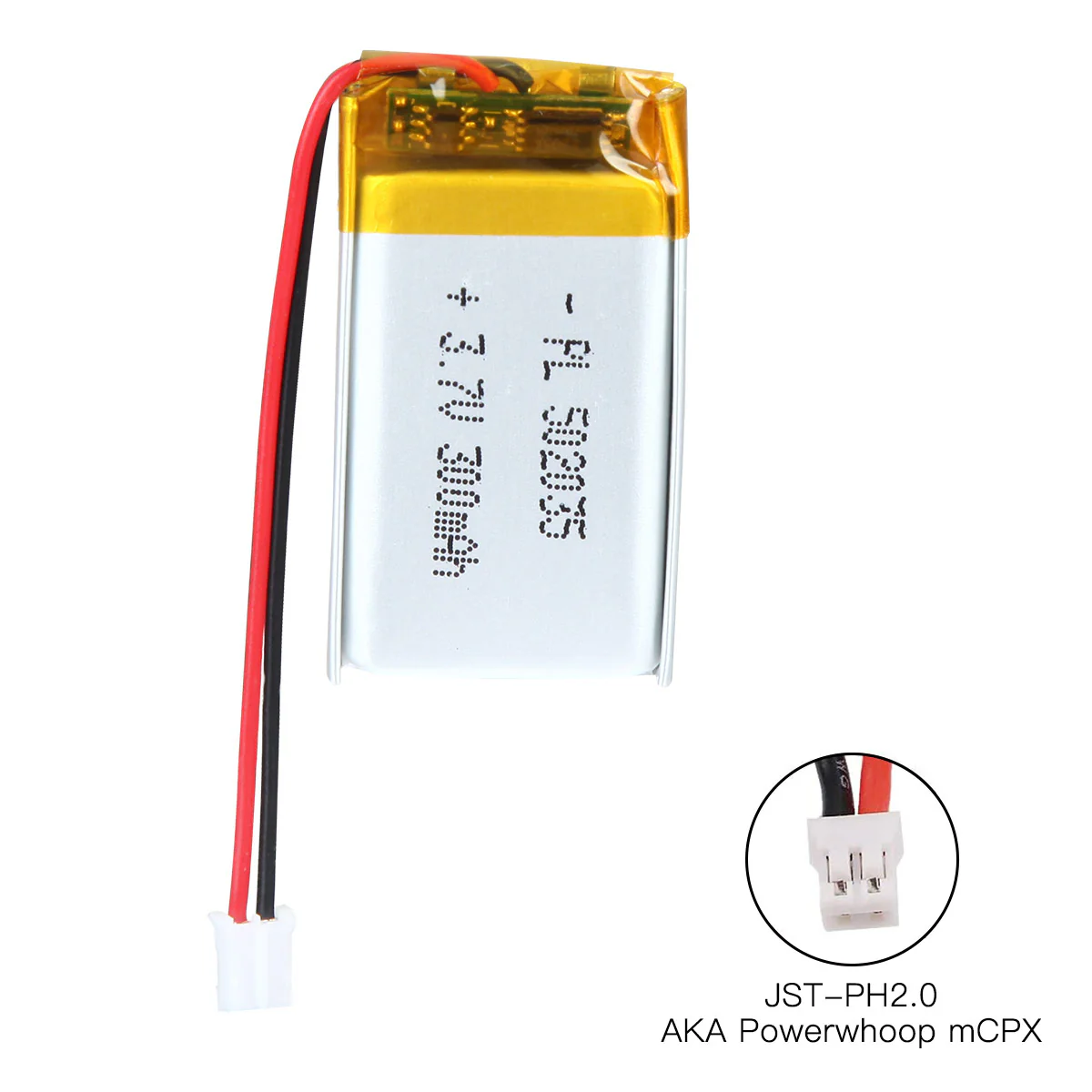 YDL 3.7V 300mAh 502035 Rechargeable Lithium  Polymer Battery - Image 4