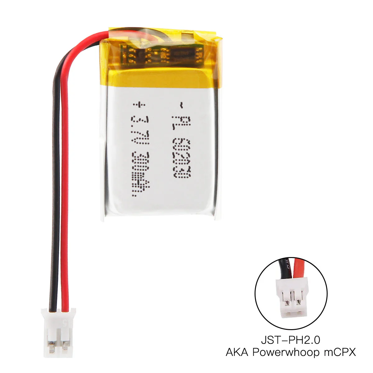 3.7V 300mAh 602030 Rechargeable Lithium Polymer Battery 2 pins or 3 pins Connector - Image 4