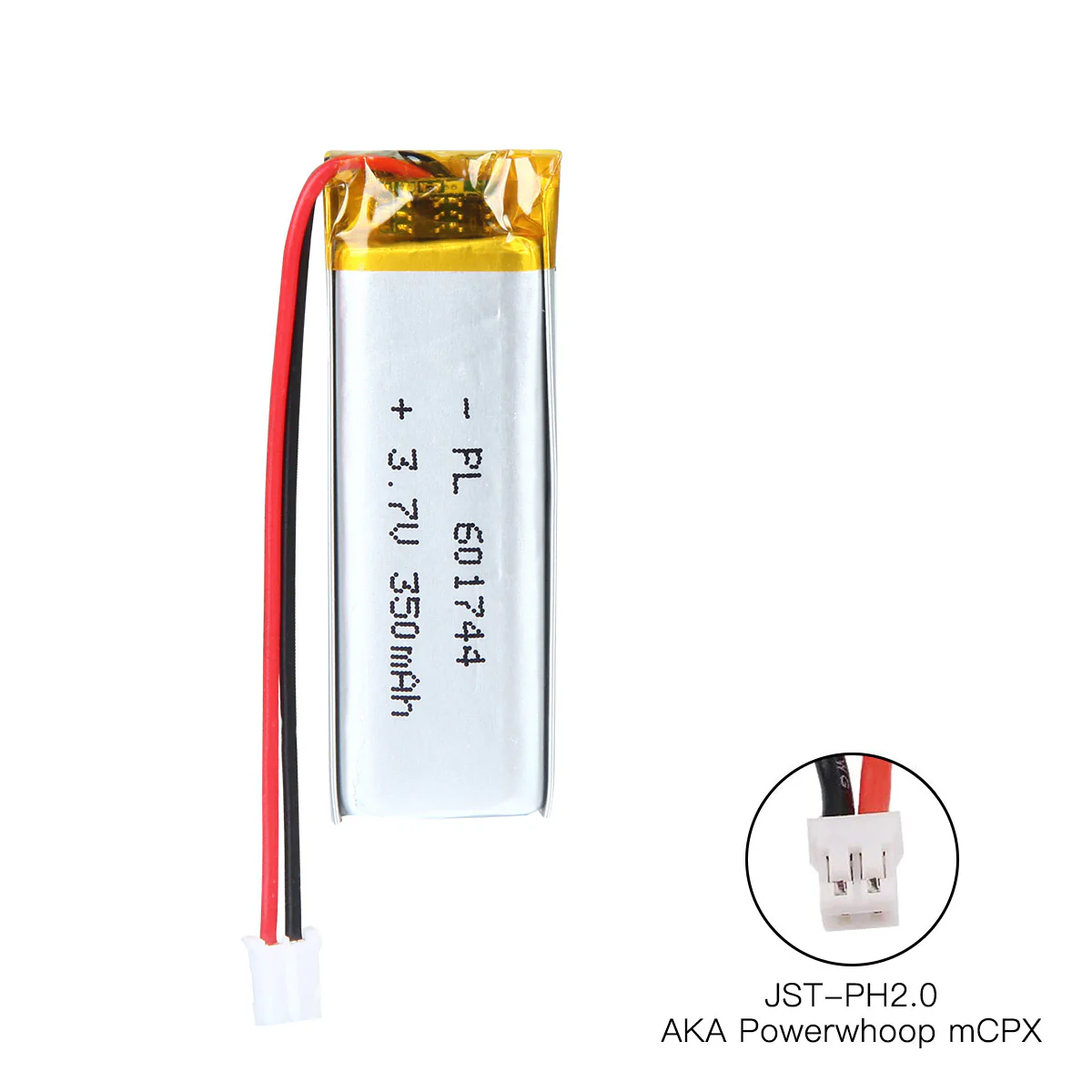 YDL 3.7V 350mAh 601744 Rechargeable Lithium Polymer Battery - Image 4