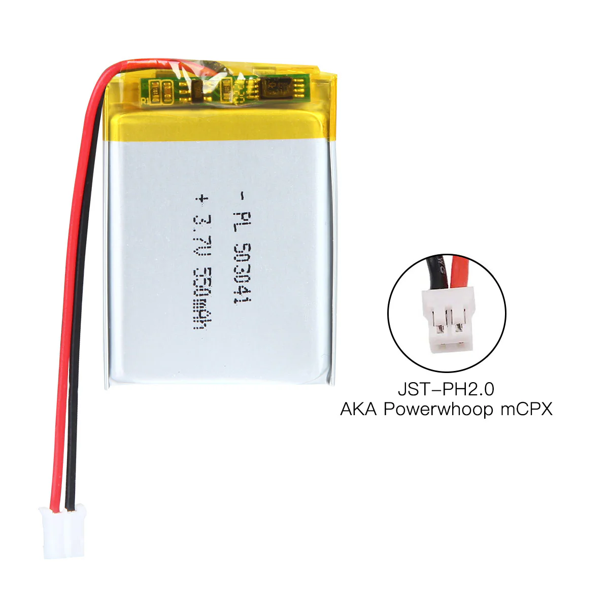 YDL 3.7V 550mAh 503041 Rechargeable Lithium Polymer Battery Length 43mm - Image 6