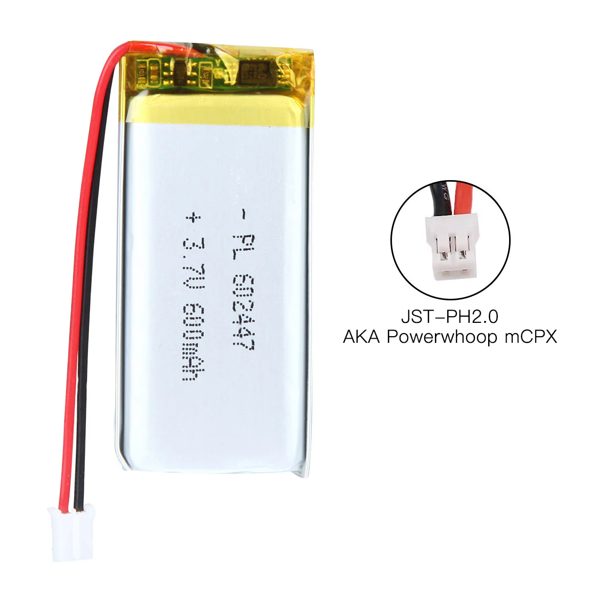 YDL 3.7V 600mAh 602447 Rechargeable Lithium Polymer Battery - Image 6