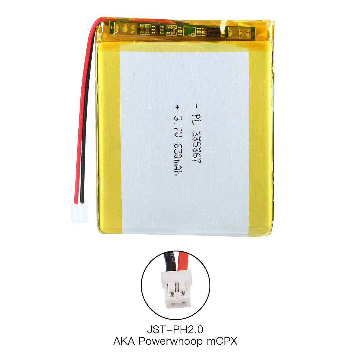 YDL 3.7V 630mAh 335367 Rechargeable Lithium Polymer Battery Length 69mm - Image 6