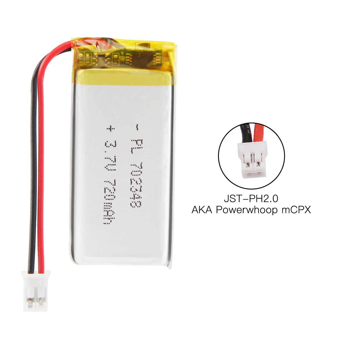 YDL 3.7V 720mAh 702348 Rechargeable Lithium Polymer  Battery - Image 6