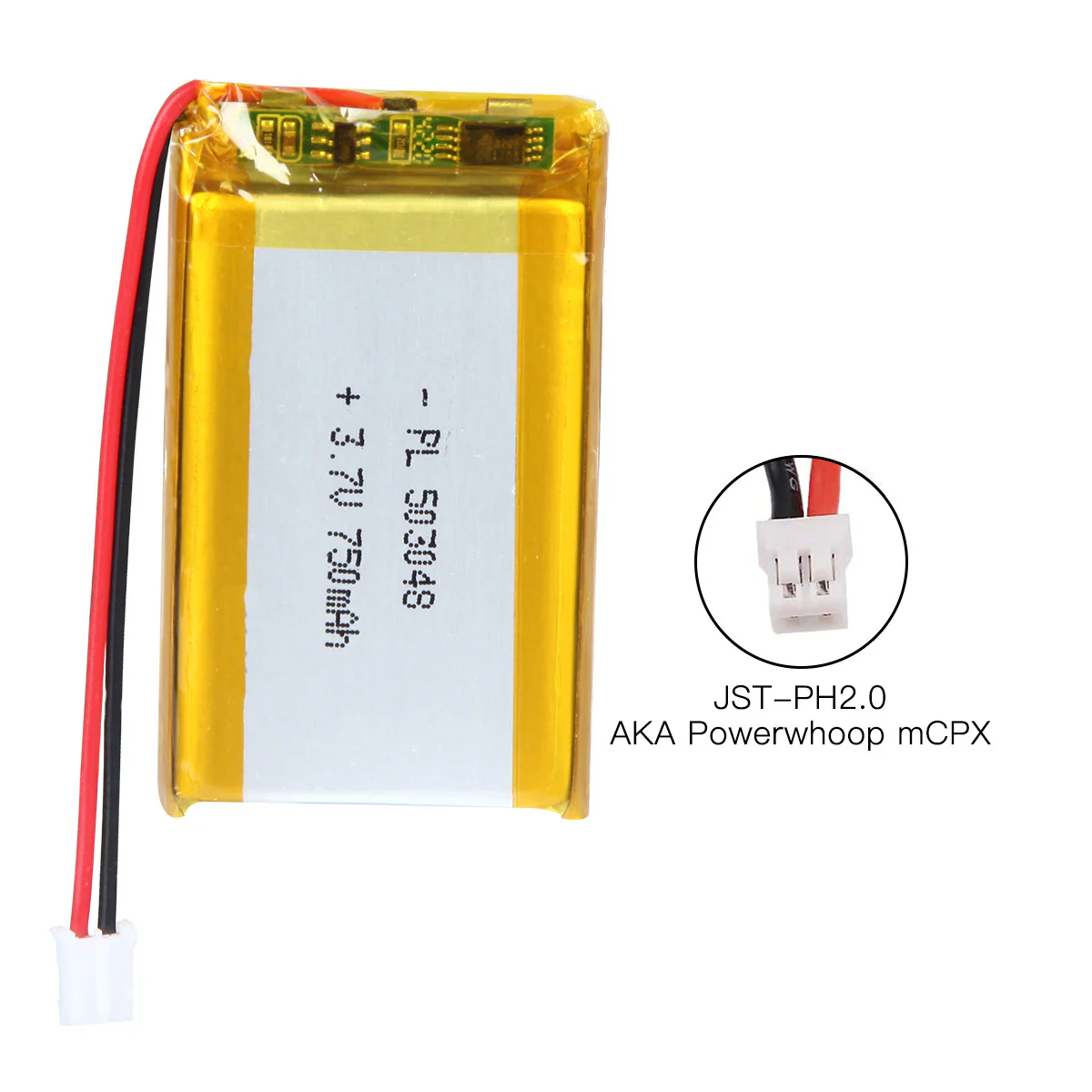 3.7V 750mAh 503048 Rechargeable Lithium  Polymer Battery - Image 6