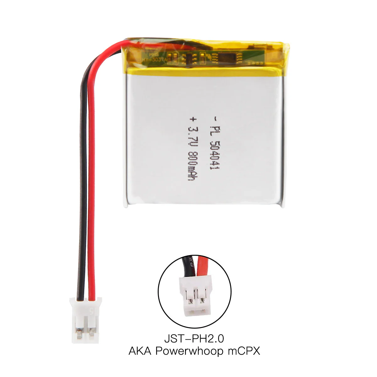 YDL 3.7V 800mAh 504041 Rechargeable Lithium Polymer Battery Length 43mm - Image 6