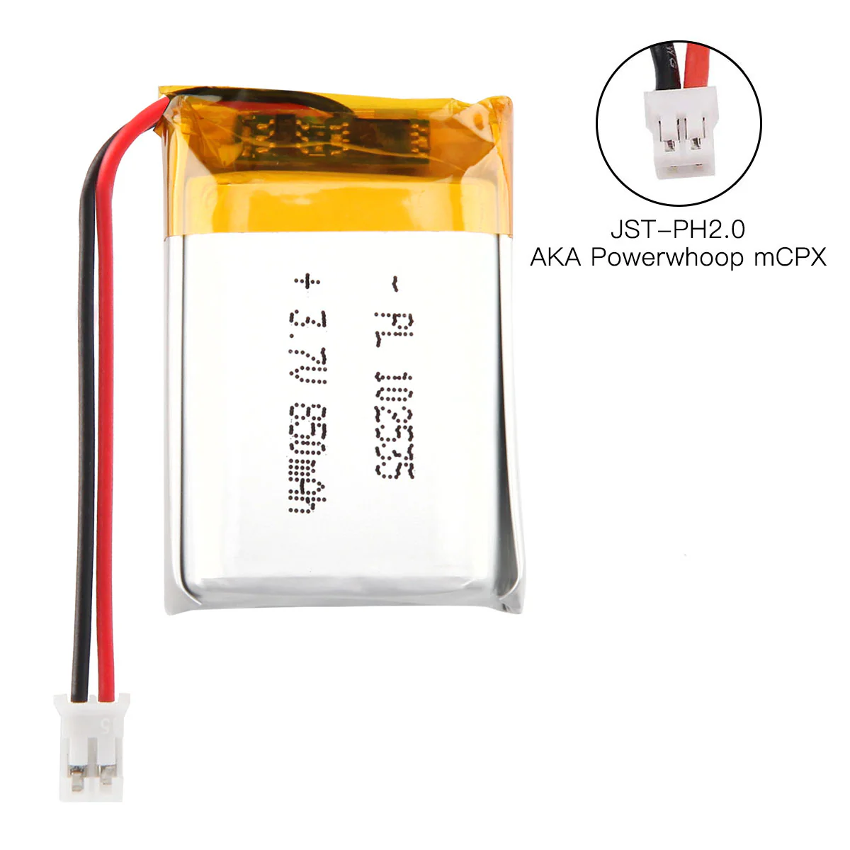 YDL 3.7V 850mAh 102535 Rechargeable Lithium Polymer Battery - Image 4