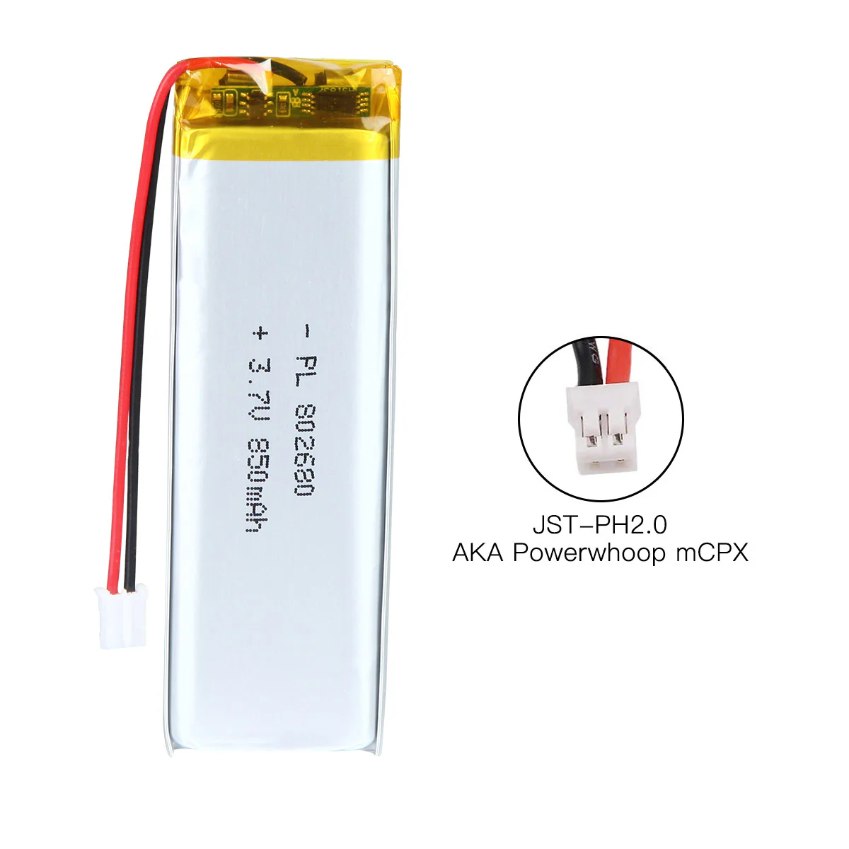 YDL 3.7V 850mAh 802680 Rechargeable Lithium Polymer Battery - Image 6