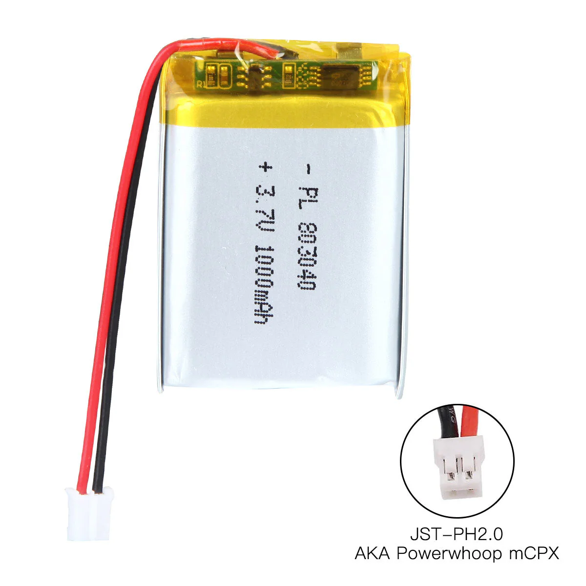 3.7V 1000mAh 803040 Lithium Polymer Battery - Image 4