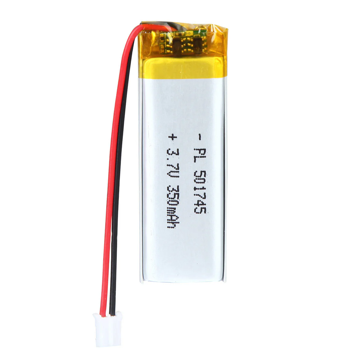 3.7V 350mAh 501745 Rechargeable Lithium Polymer Battery