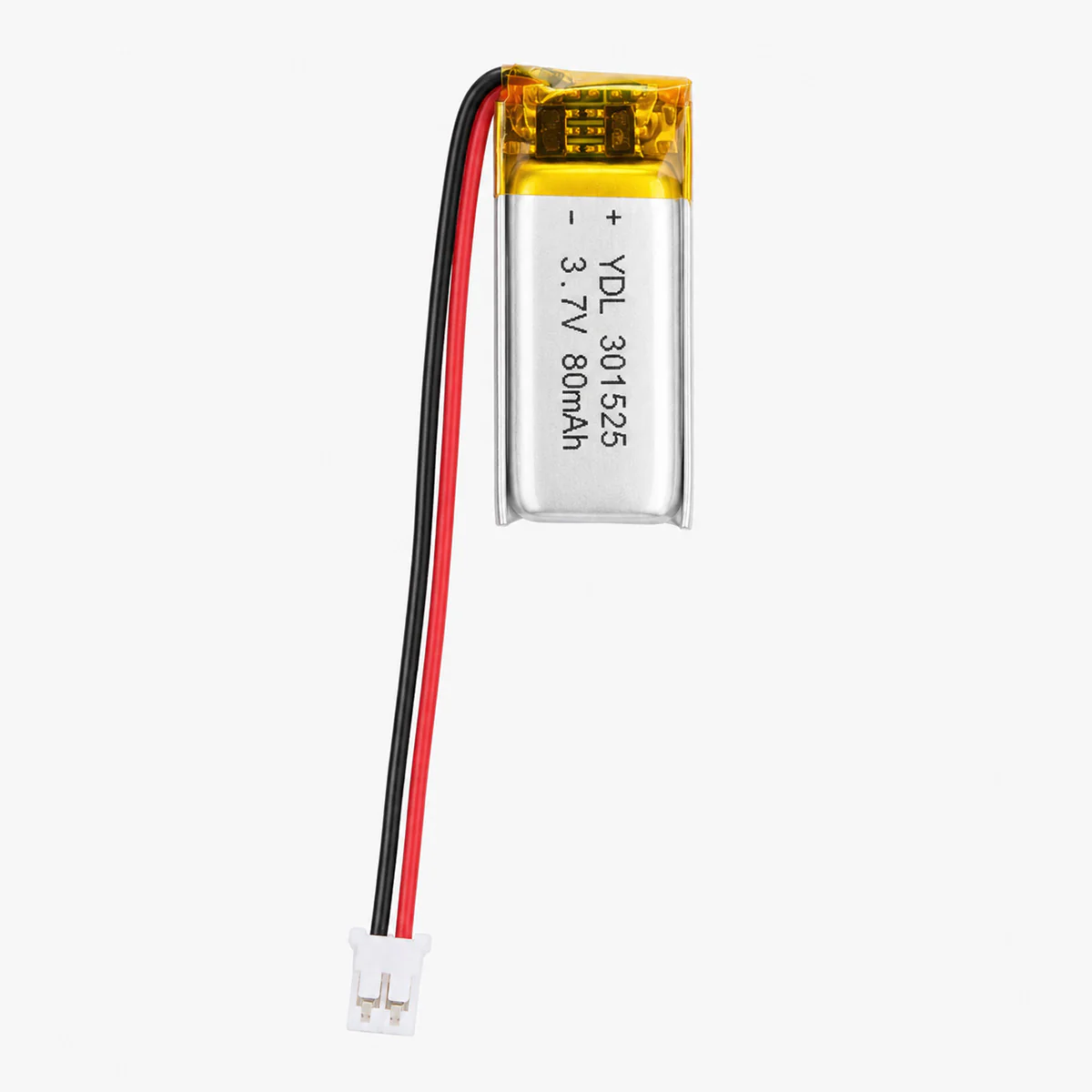 YDL 3.7V 80mAh 301525 Rechargeable Lithium  Polymer Battery